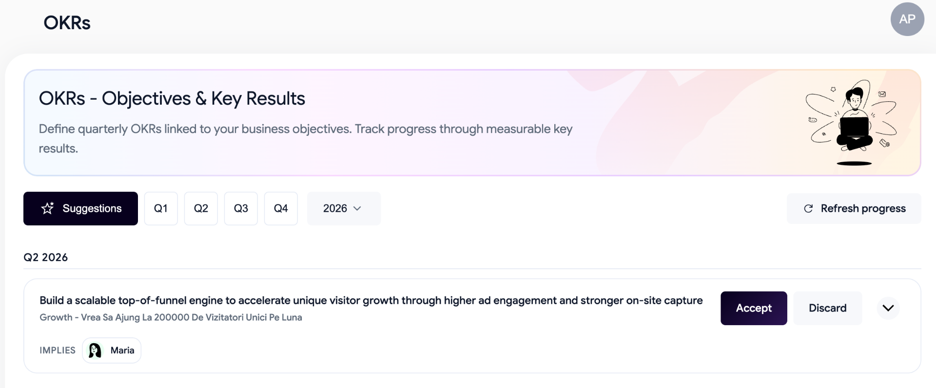 OKRs - Objectives & Key Results
